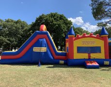 Hop & Slide Combo With 16 Foot Slide and Pool Hop & Slide Combo With 16 Foot Slide and Pool