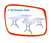6ft. Rectangle Tables 6ft. Rectangle Tables
