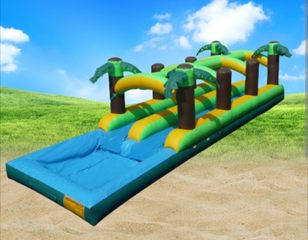 36ft. Tropical Slip-N-Slide With Pool