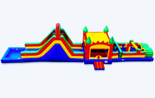 new! 72ft Castle Run Obstacle Course (3 blowers)