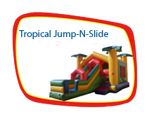 15 x 15 Tropical Jump-N-Slide 15 x 15 Tropical Jump-N-Slide