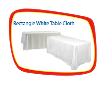 90 Inch x 132Inch Rectangle White Table Cloth 90 Inch x 132Inch Rectangle White Table Cloth