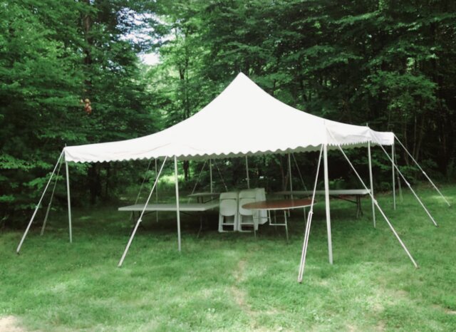 20x20 Pole Tent 400 Sq ft Seats 3050 20x20 Pole Tent 400 Sq ft Seats 3050