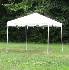 10x10 Frame Tent (100 Sq ft, Seats 8-15)