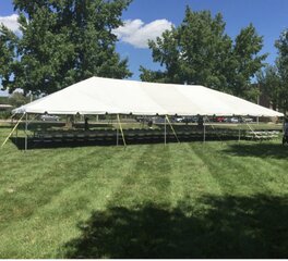 40x60 Frame Tent (2400 Sq fr, Seats 200-300)