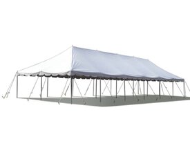20x60 Pole Tent (1200 Sq ft, Seats 100-150)