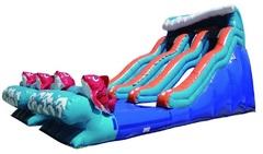24ft Double lane Slide (Dry) 24ft Double lane Slide (Dry)