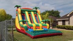 18ft Palm Tree Double Lane Water Slide 18ft Palm Tree Double Lane Water Slide