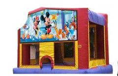 Mickey And Friends 4 In 1 Combo Bounce W Slide Mickey And Friends 4 In 1 Combo Bounce W Slide