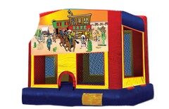 Western 4 In 1 Combo Bounce W Slide Western 4 In 1 Combo Bounce W Slide