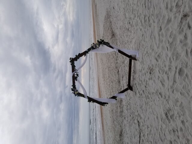 Wedding Hexagon Arch (flowers/sash Not Included)