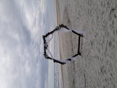 Wedding Hexagon Arch (flowers/sash Not Included)