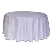 72 Round table lines white