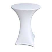 Cocktail Table Spandex Cover - Color White