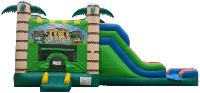 Tropical Combo w/ Slide & Pool Tropical Combo w/ Slide & Pool