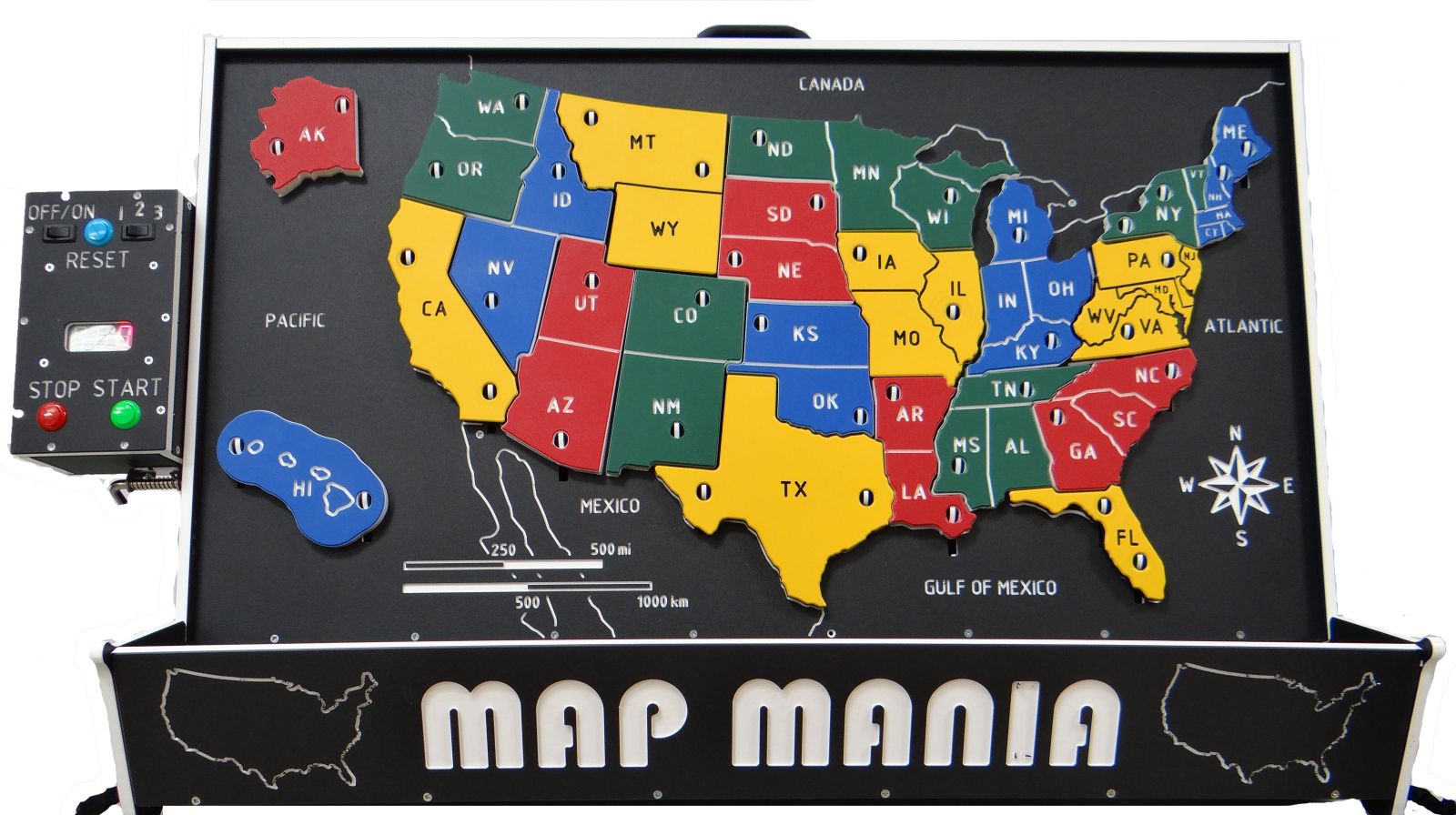 Map Mania Front View