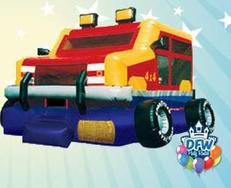 Monster Wheels Bounce House Monster Wheels Bounce House