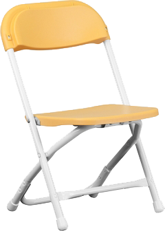 Kids folding chairs - Yellow