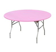 60" Round Pink Table Cover