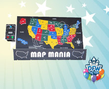 Map Mania Electronic Educational Game - United States