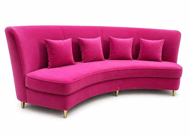 Kelis Lounge Sofa - Hot Pink Kelis Lounge Sofa - Hot Pink