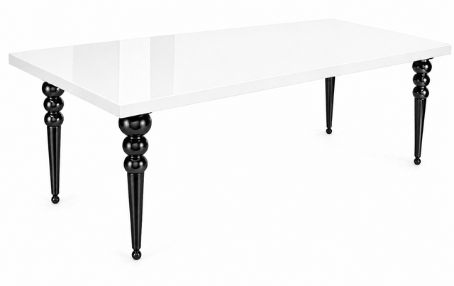 Brooklyn Table (White and Black Legs) Brooklyn Table (White and Black Legs)