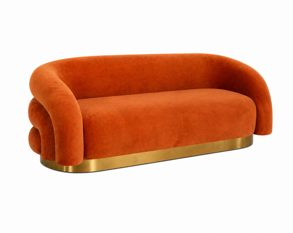 Priya Sofa - Burnt Orange Priya Sofa - Burnt Orange