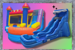 Water Slides & Wet Bounce House 