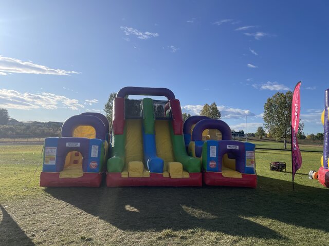 Wacky Chaos Obstacle Challenge Inflatable
