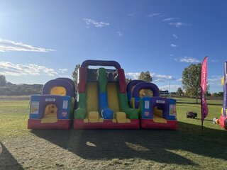 Wacky Chaos Jr Obstacle Challenge Inflatable