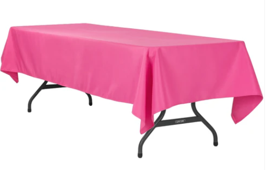 Rectangle Polyester Fuchsia Rectangle Polyester Fuchsia