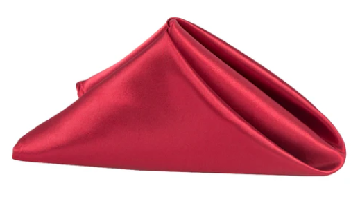 Satin Napkin Red 191 Satin Napkin Red 191