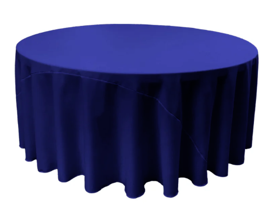 Round Polyester Royal Blue Round Polyester Royal Blue