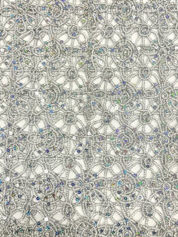 Sequin Web Silver Sequin Web Silver