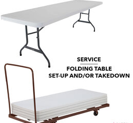 Service set up Tables