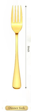 Gold Dinner Fork Gold Dinner Fork