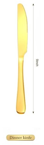 Gold Dinner Knife Gold Dinner Knife