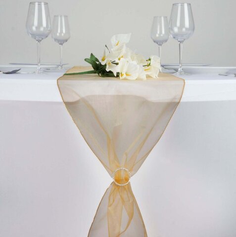 Champagne Table Runner 14 Champagne Table Runner 14