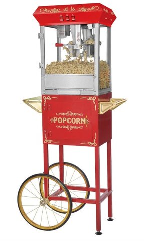 Popcorn Machine with Cart Popcorn Machine with Cart