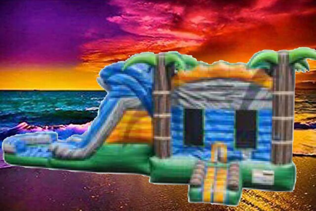 Monsoon Madness Bounce Dual Slide Combo Monsoon Madness Bounce Dual Slide Combo