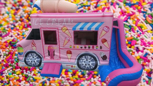 Ice Cream Truck Bounce Combo Wet/Dry Ice Cream Truck Bounce Combo Wet/Dry