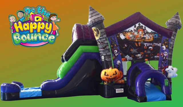 Haunted House Bounce & Slide Combo Haunted House Bounce & Slide Combo