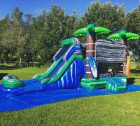 Tropical Surf Wet Dry Bounce Slide Combo Tropical Surf Wet Dry Bounce Slide Combo