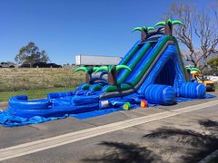 24ft Towering Tropical Dual Lane w Pool 24ft Towering Tropical Dual Lane w Pool