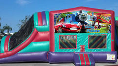 Planes, Train, Cars Bounce Modular Double Slide Planes, Train, Cars Bounce Modular Double Slide