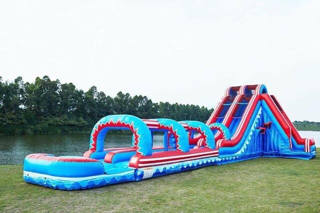 *NEW* Flash 20’ dual lane slide/slip n slide (long config) *NEW* Flash 20’ dual lane slide/slip n slide (long config)