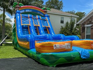 18' Palm-tastic dual lane wet/dry
