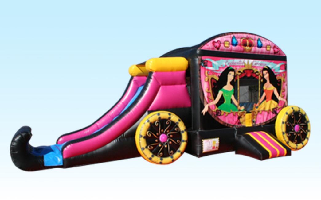 Princess Carriage Combo Bounce house/inflatable for party/event in Dyer, St. John, Schererville