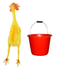 Relay Race: Chicken in a Bucket