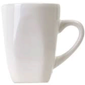 White Coffee Cup, 12 oz